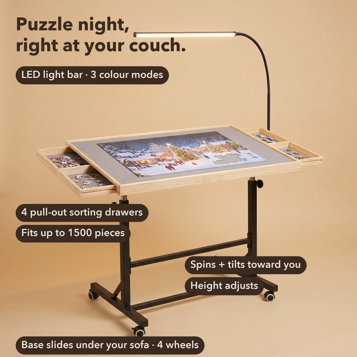 PuzzLora Rolling Puzzle Table